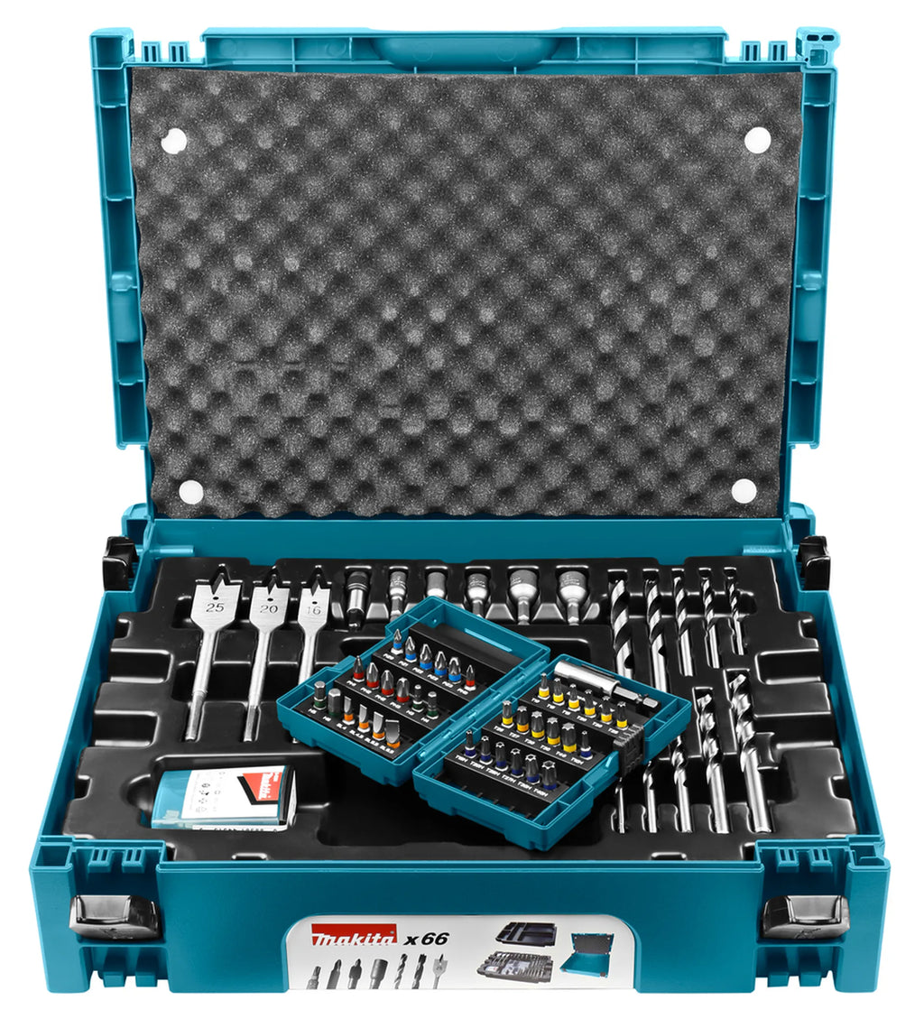 Makita Boor-/schroefbitset 66-delig B-43044 - Gereedschap