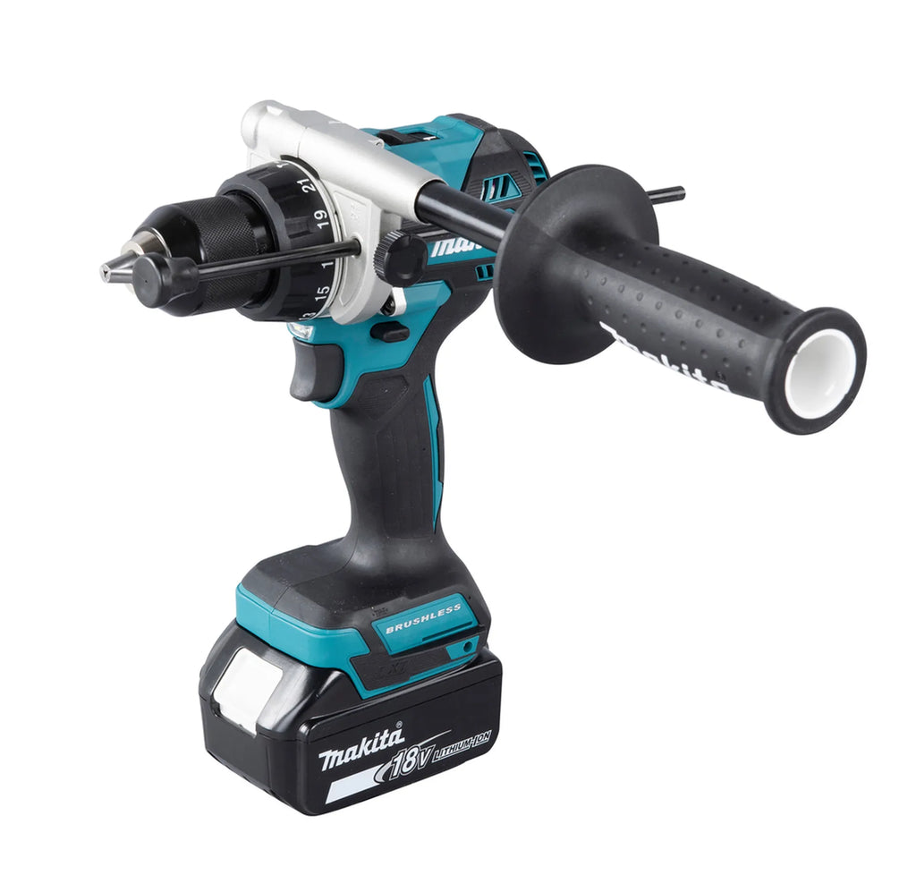 Makita 5-in 1 accu combiset, schroefboor, cirkelzaag, reciprozaag, haakse slijper, zaklamp 18 Volt 5 - Gereedschap