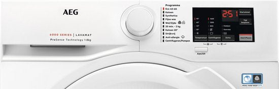 AEG LF628600 6000 serie ProSense® - Wasmachine - Energielabel A - 1600 toeren - 8 kg
