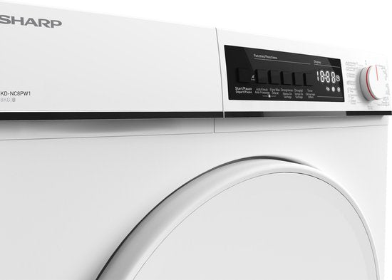 Sharp Newline - Condensdroger - KDNC8PWBE - 8kg