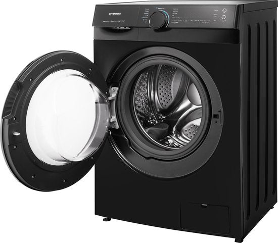 Inventum VWM9010W - Wasmachine - 9kg - 14 programma's - 1400 toeren - Energieklasse A - Steam Clean - Zwart