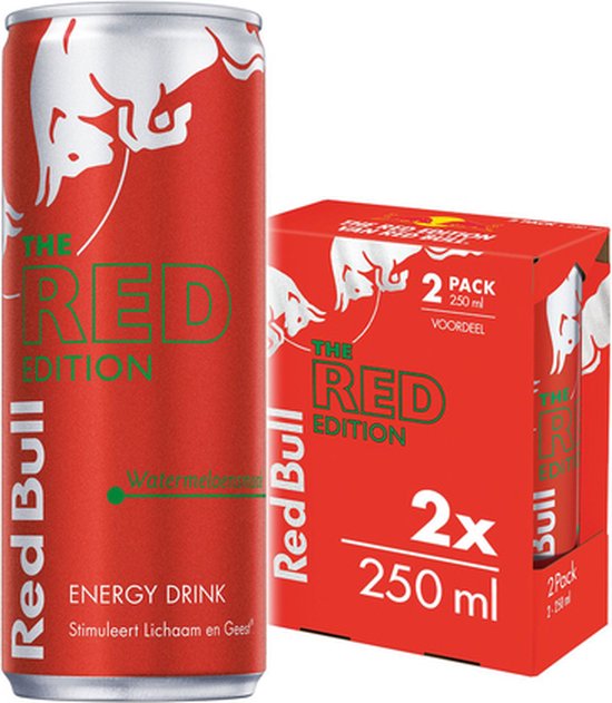 24X Red Bull - The Red Edition - Watermeloen 250ml