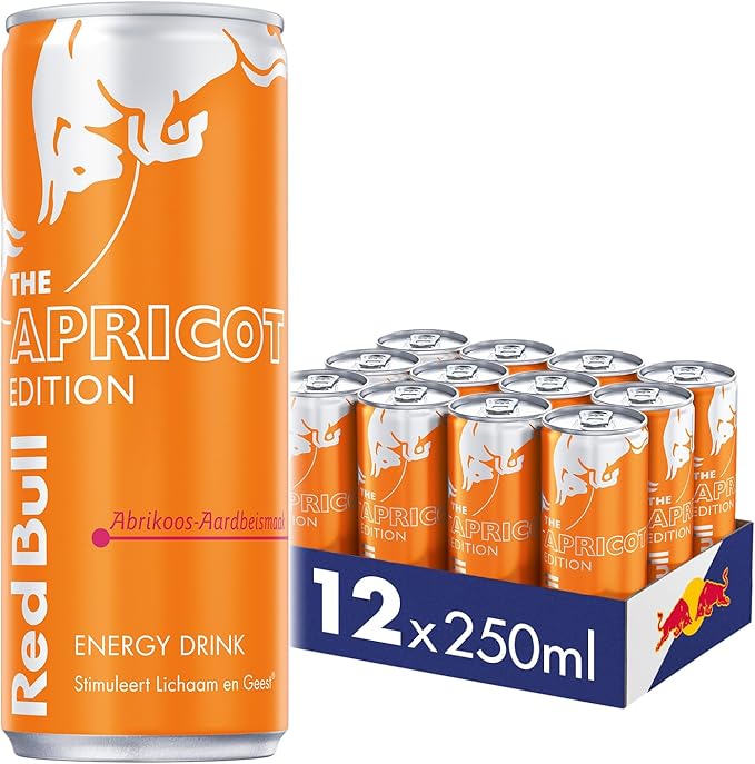 24X Red Bull - Apricot Edition - Abrikoos/Aardbei 250ML