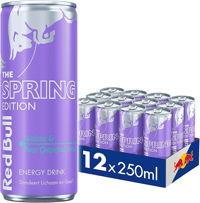 24X Red Bull - Spring Edition - Walstro & Roze Grapefruit 250ML