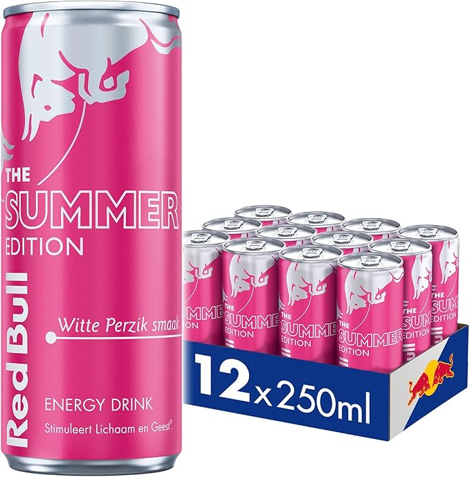 24X Red Bull - Summer Edition - White Peach 250ML