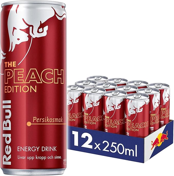 24X Red Bull - Peach Edition - Perzik 250ML